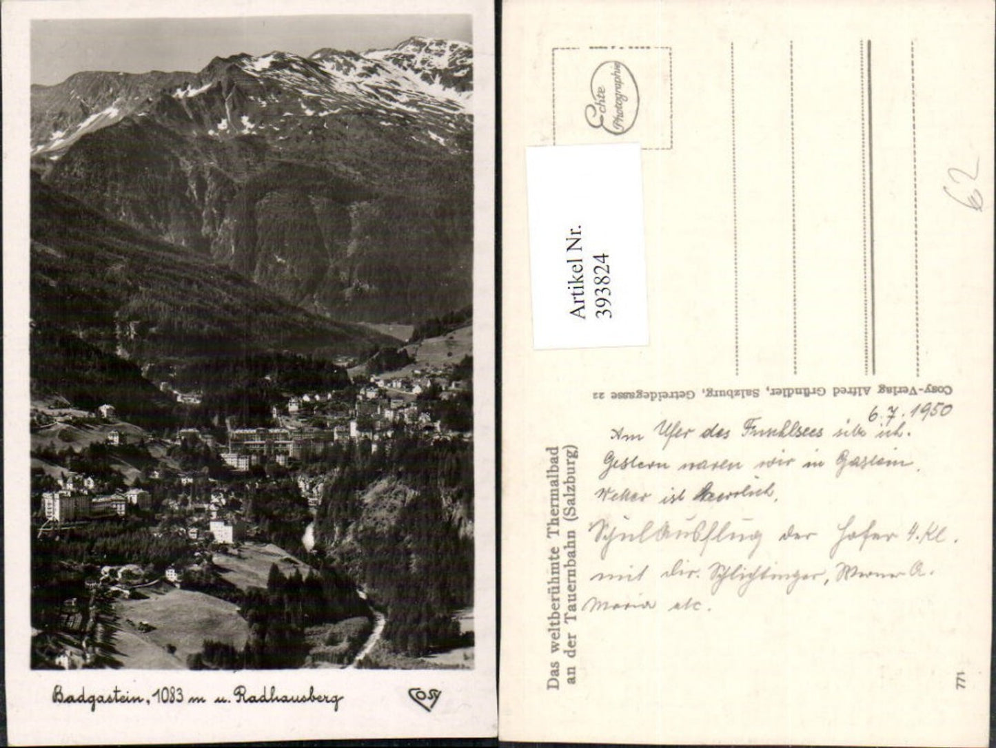 Alte Ansichtskarte – Old Postcard