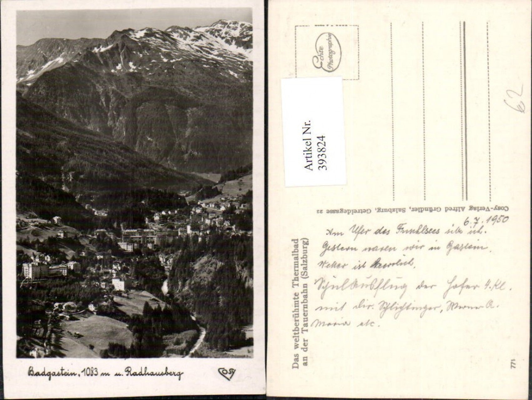 Alte Ansichtskarte – Old Postcard
