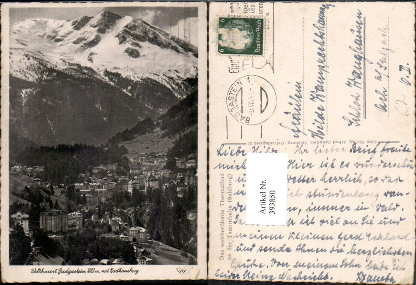 Alte Ansichtskarte – Old Postcard