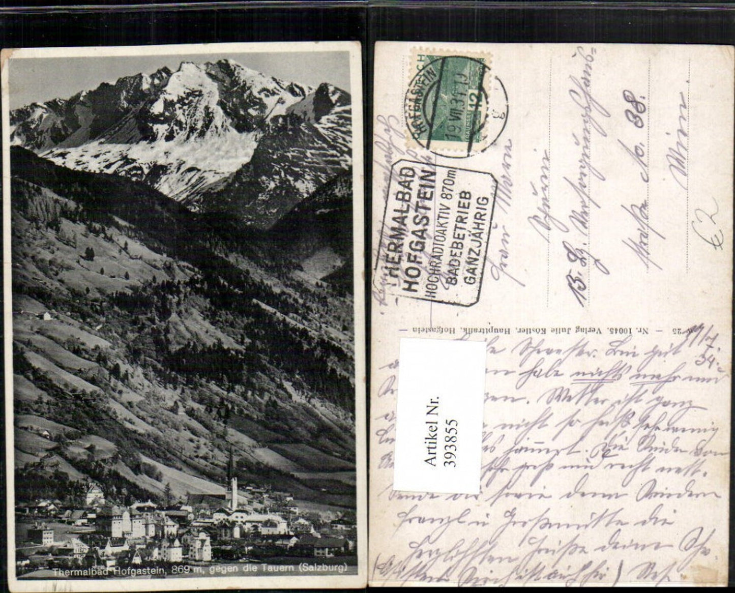Alte Ansichtskarte – Old Postcard
