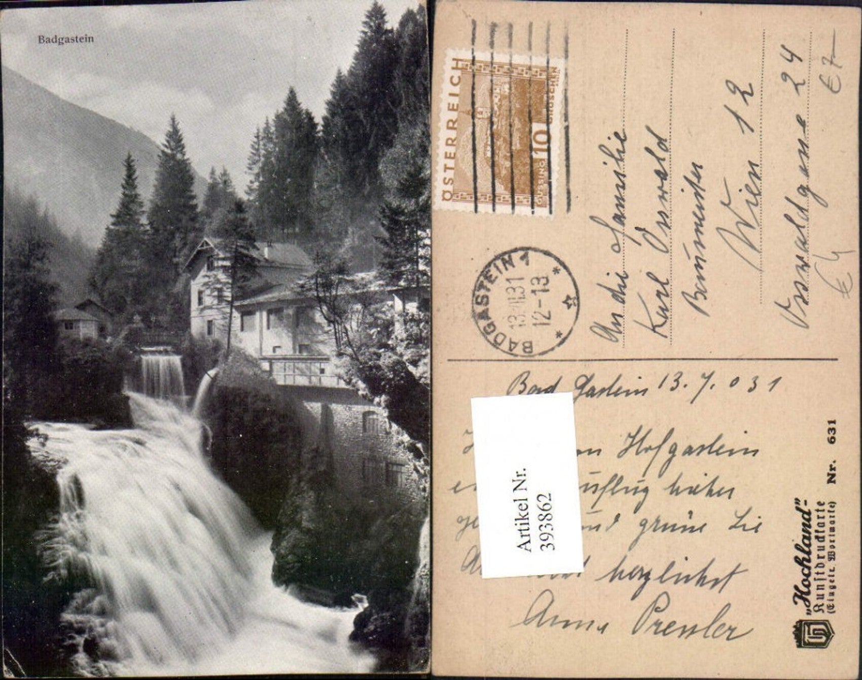 Alte Ansichtskarte – Old Postcard