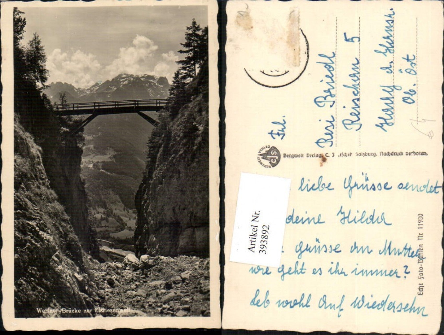Alte Ansichtskarte – Old Postcard