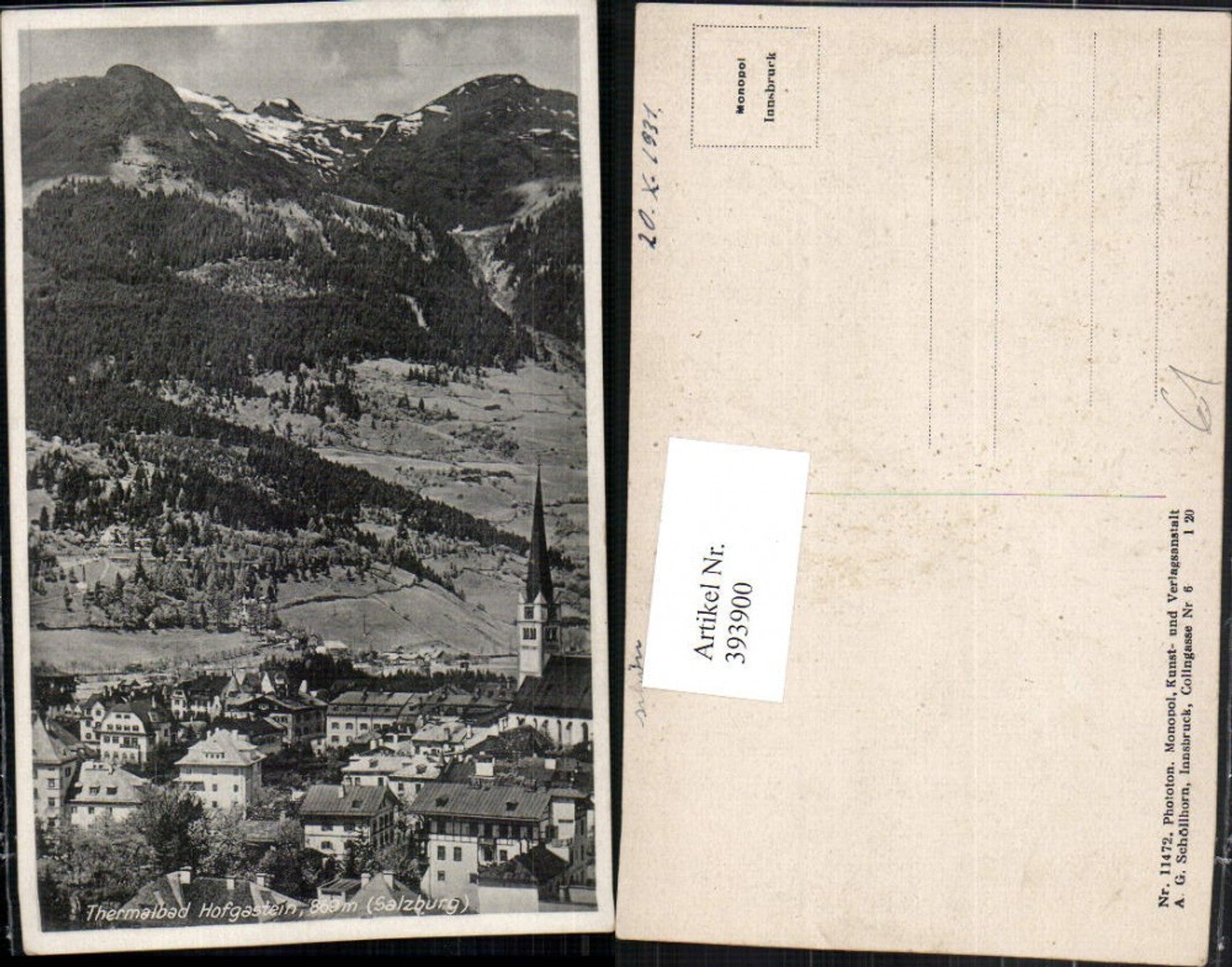 Alte Ansichtskarte – Old Postcard