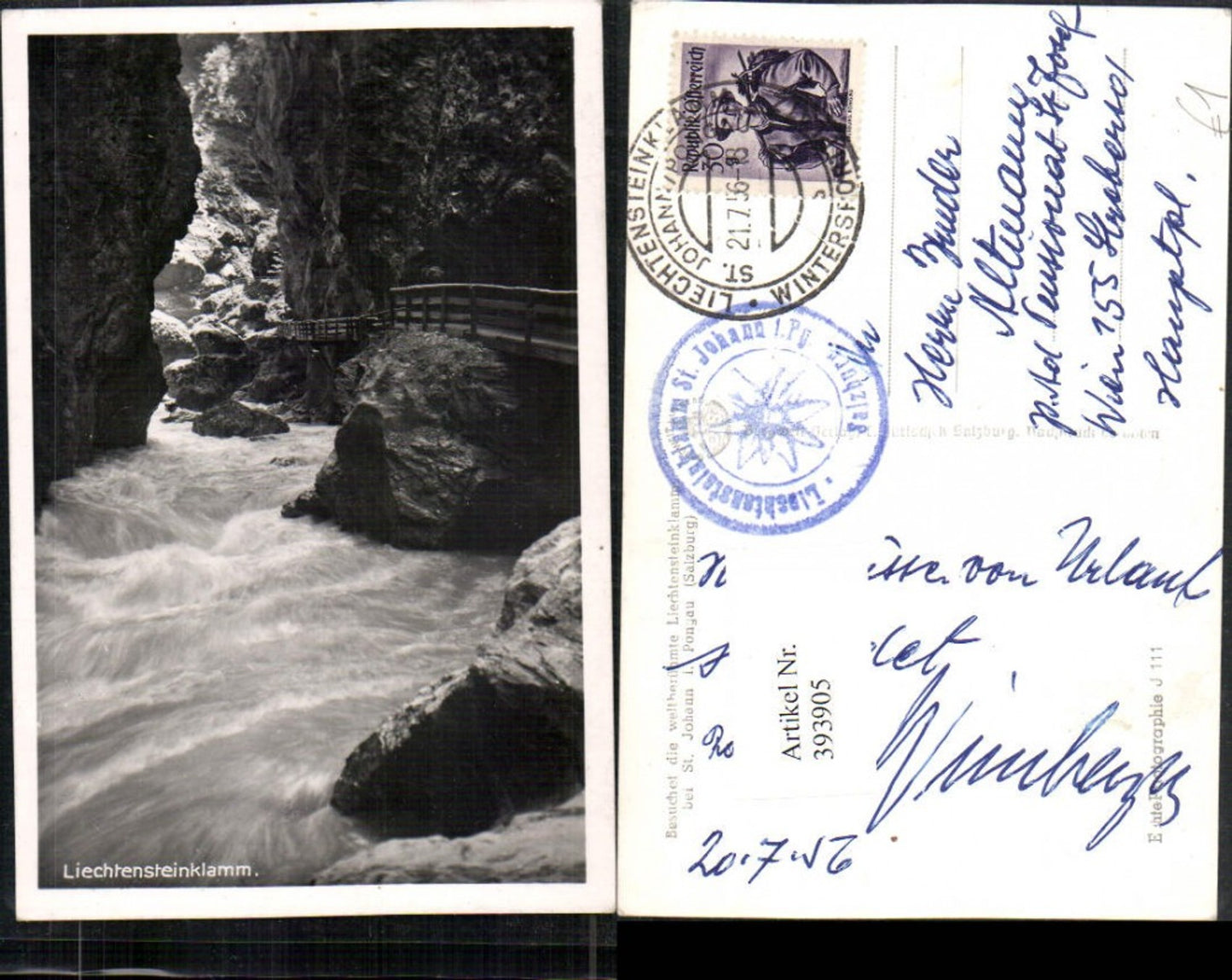 Alte Ansichtskarte – Old Postcard