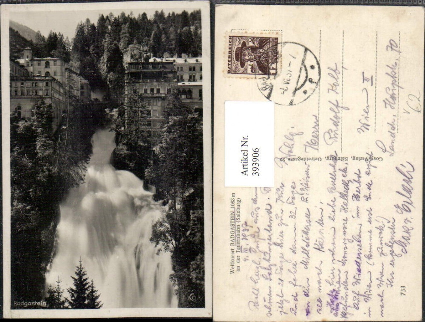 Alte Ansichtskarte – Old Postcard