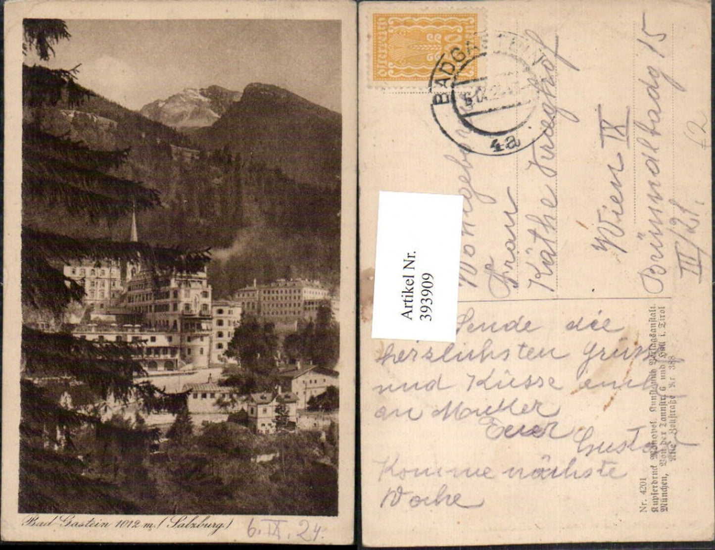 Alte Ansichtskarte – Old Postcard