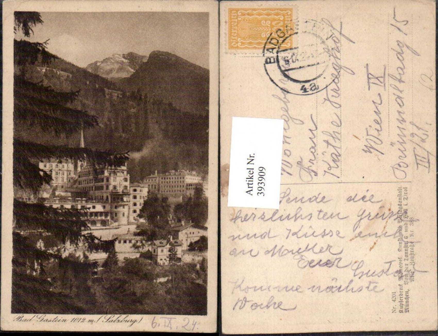 Alte Ansichtskarte – Old Postcard