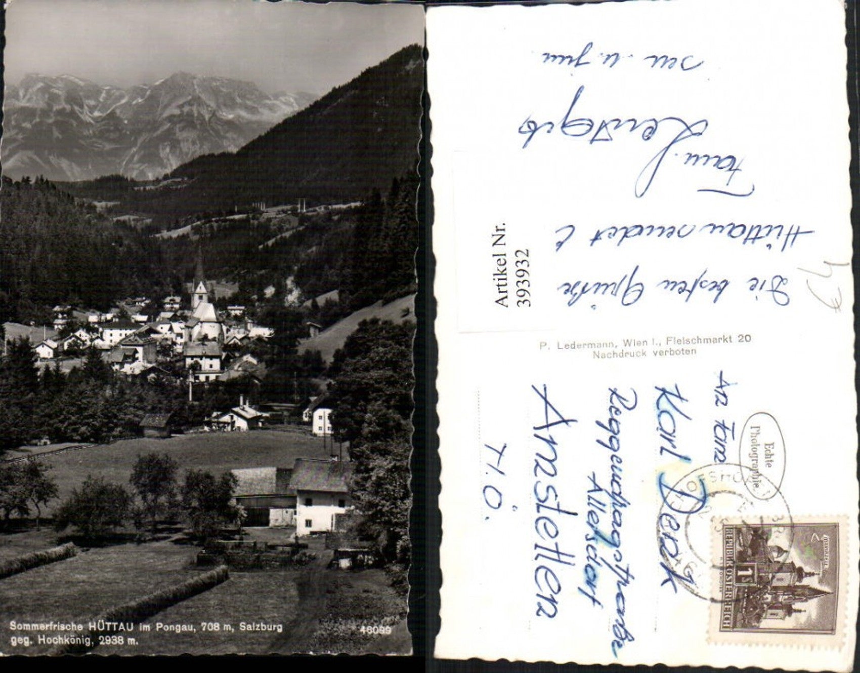 Alte Ansichtskarte – Old Postcard