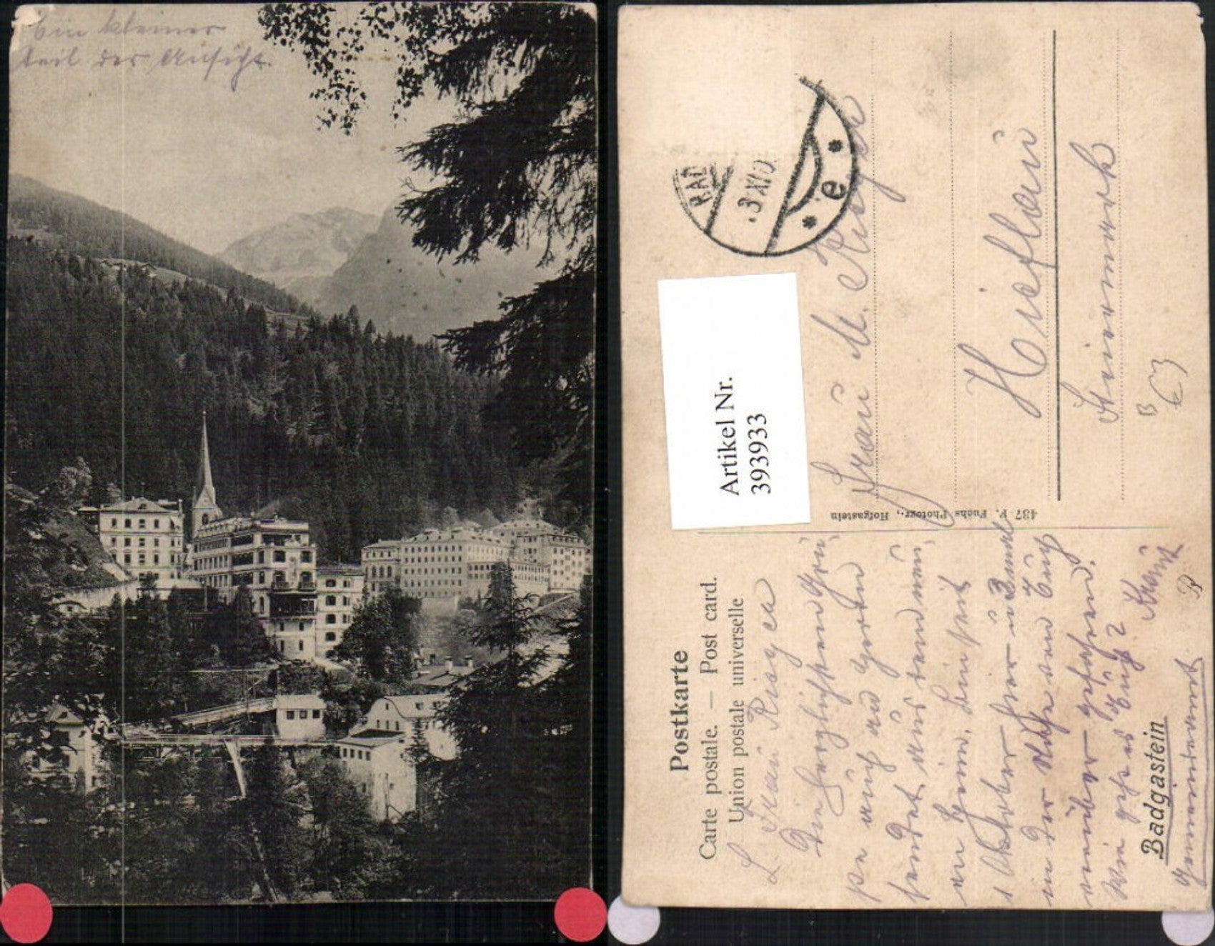 Alte Ansichtskarte – Old Postcard