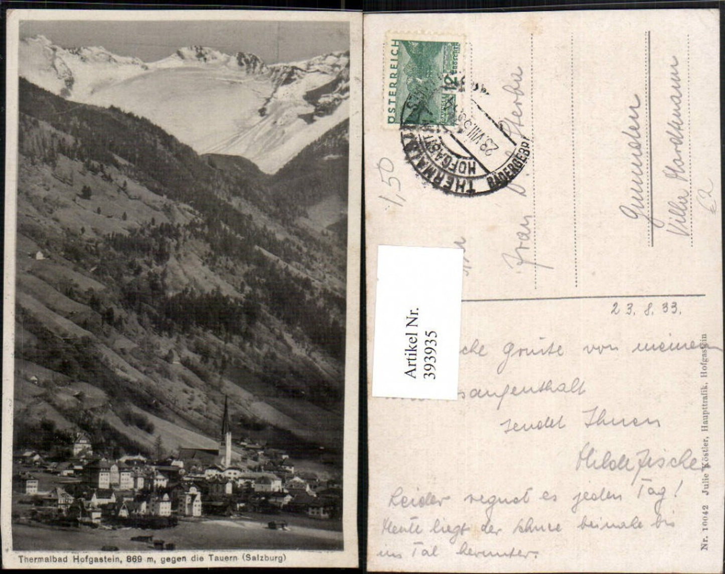 Alte Ansichtskarte – Old Postcard
