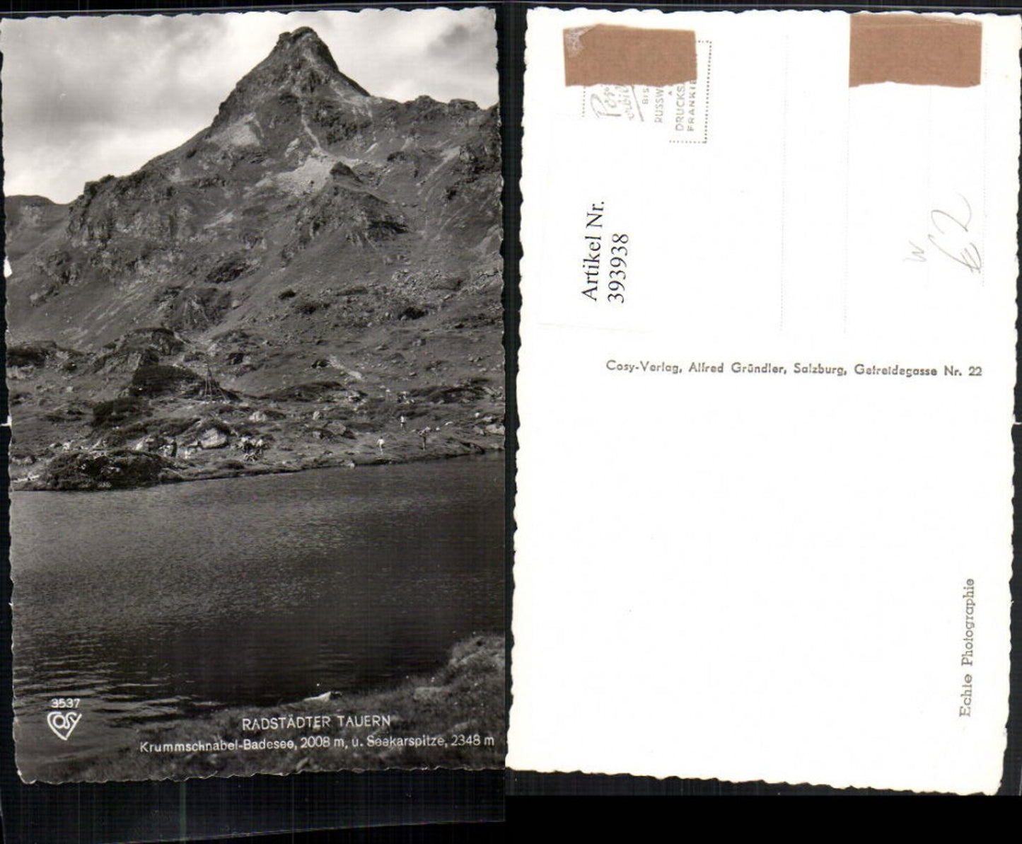 Alte Ansichtskarte – Old Postcard