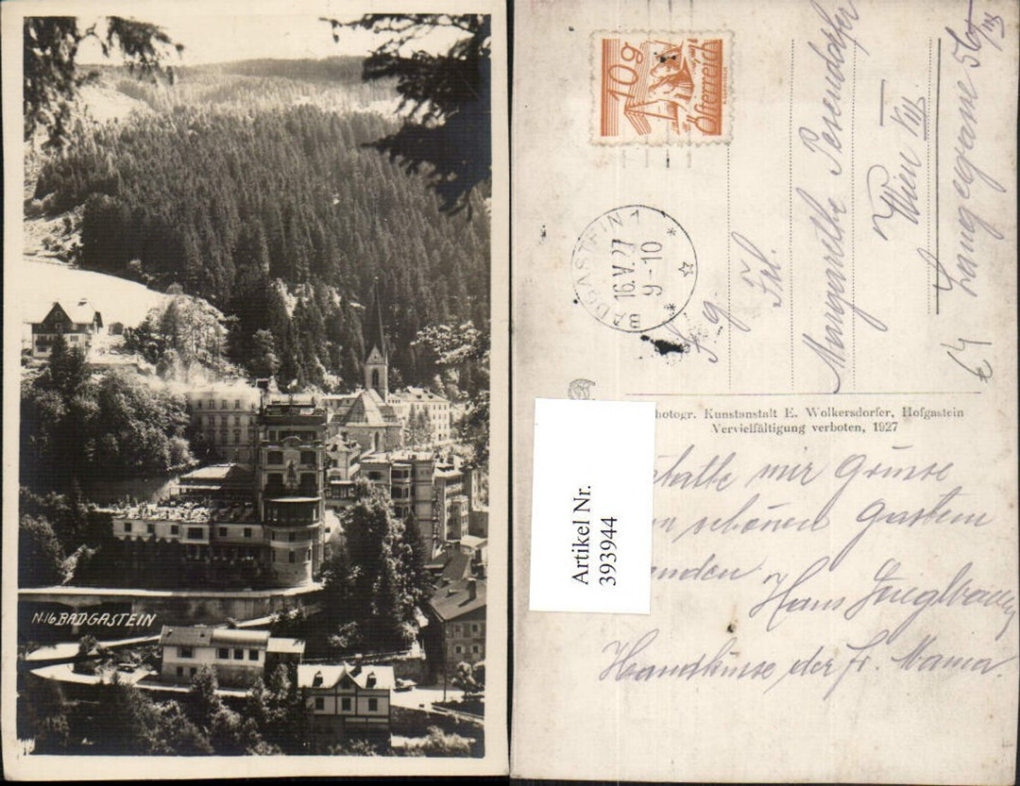 Alte Ansichtskarte – Old Postcard