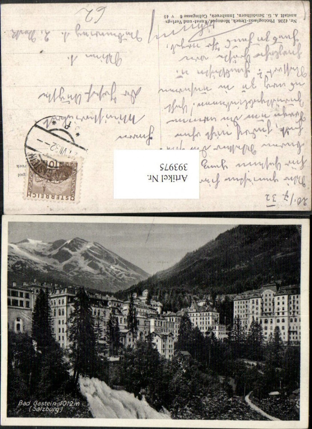 Alte Ansichtskarte – Old Postcard