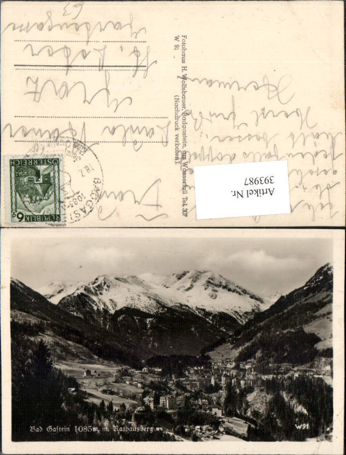 Alte Ansichtskarte – Old Postcard