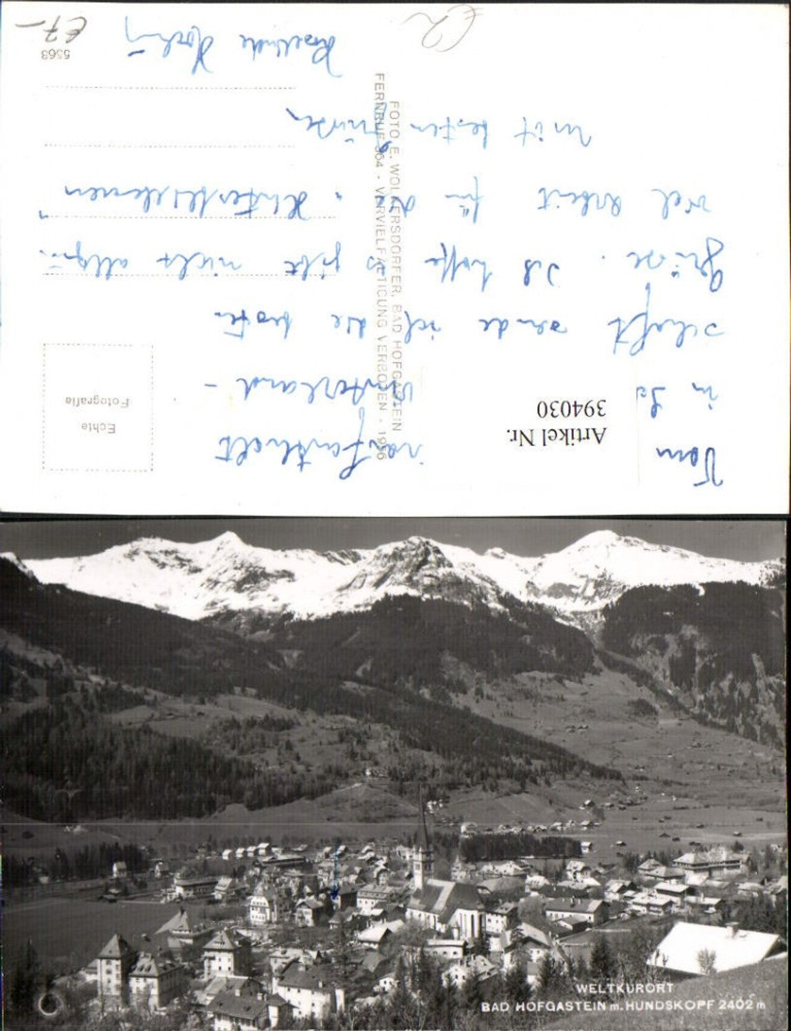 Alte Ansichtskarte – Old Postcard