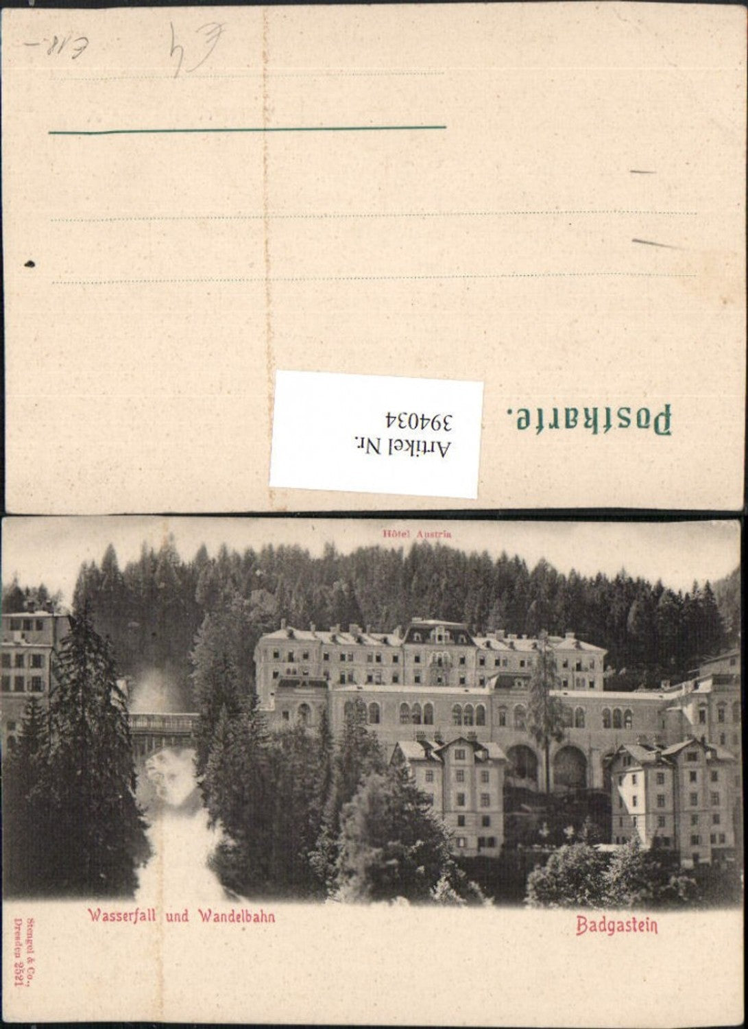 Alte Ansichtskarte – Old Postcard
