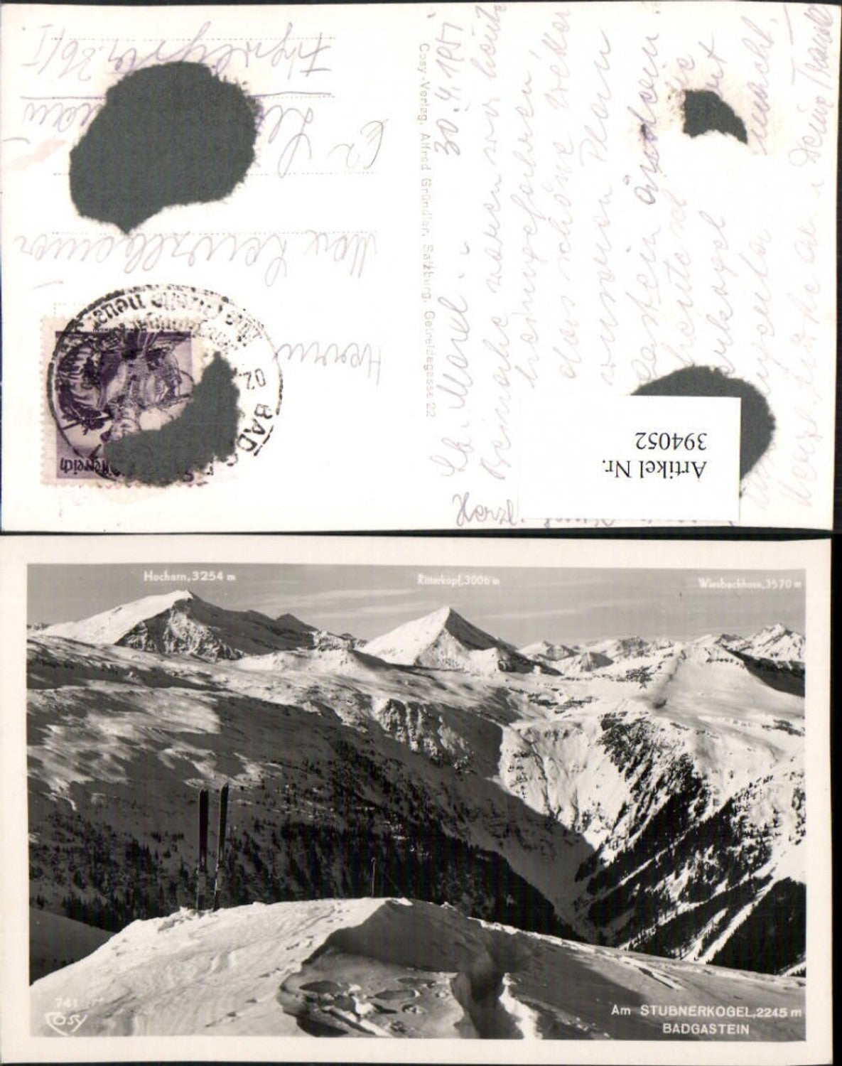 Alte Ansichtskarte – Old Postcard
