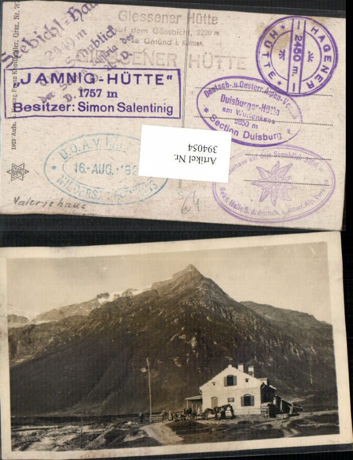 Alte Ansichtskarte – Old Postcard
