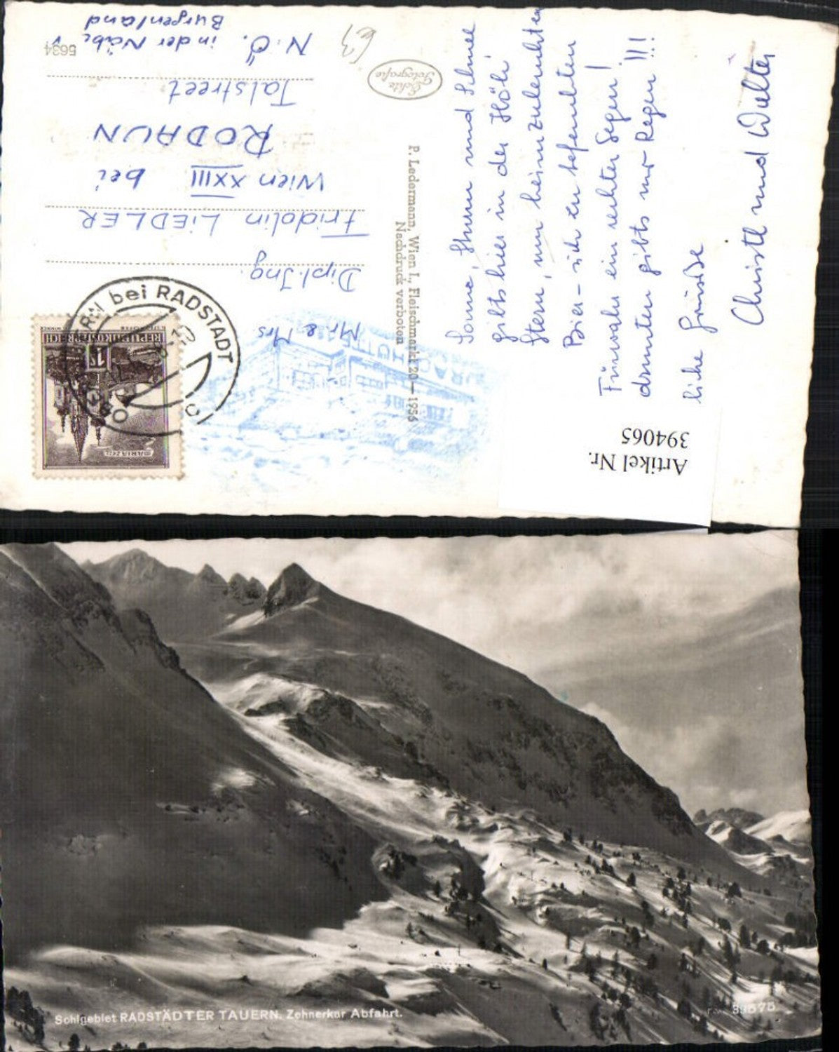 Alte Ansichtskarte – Old Postcard