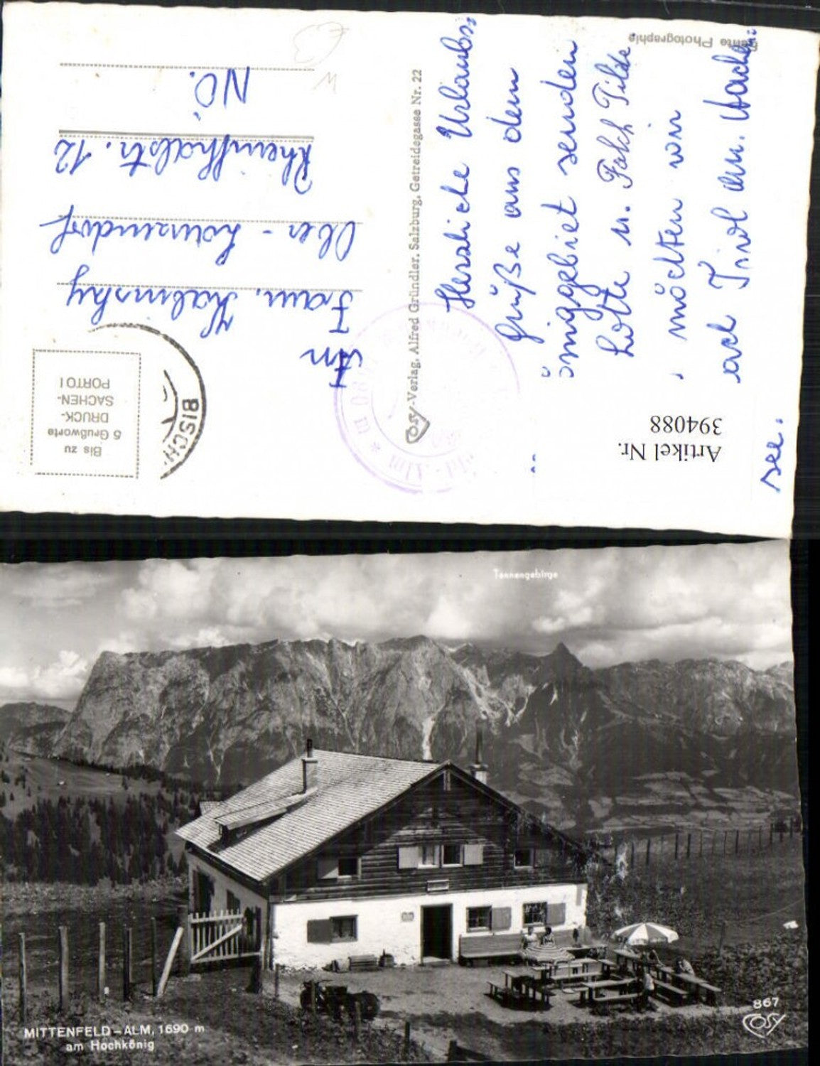 Alte Ansichtskarte – Old Postcard