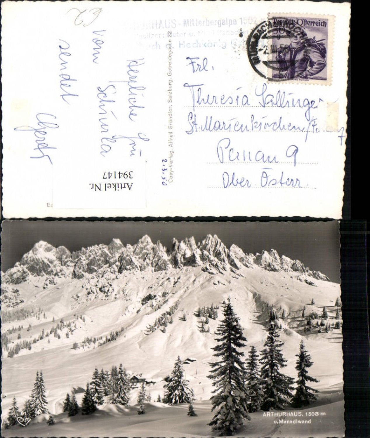 Alte Ansichtskarte – Old Postcard