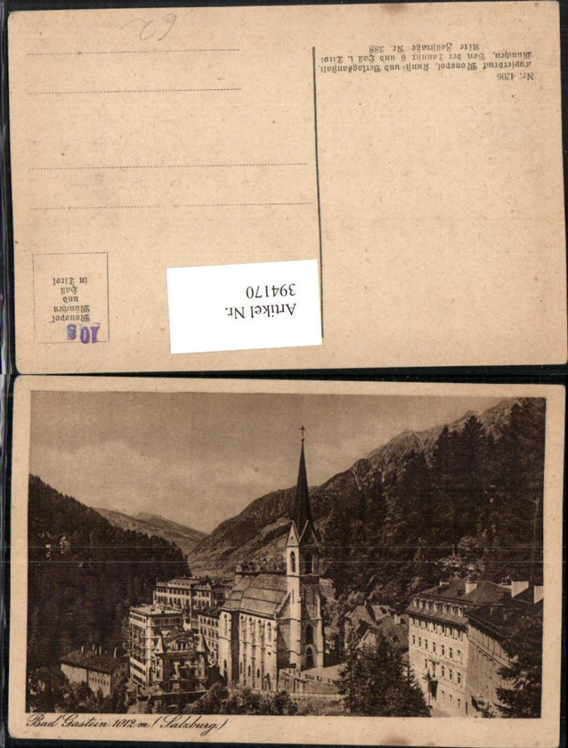 Alte Ansichtskarte – Old Postcard