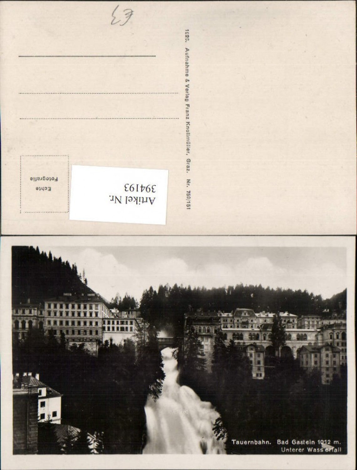 Alte Ansichtskarte – Old Postcard