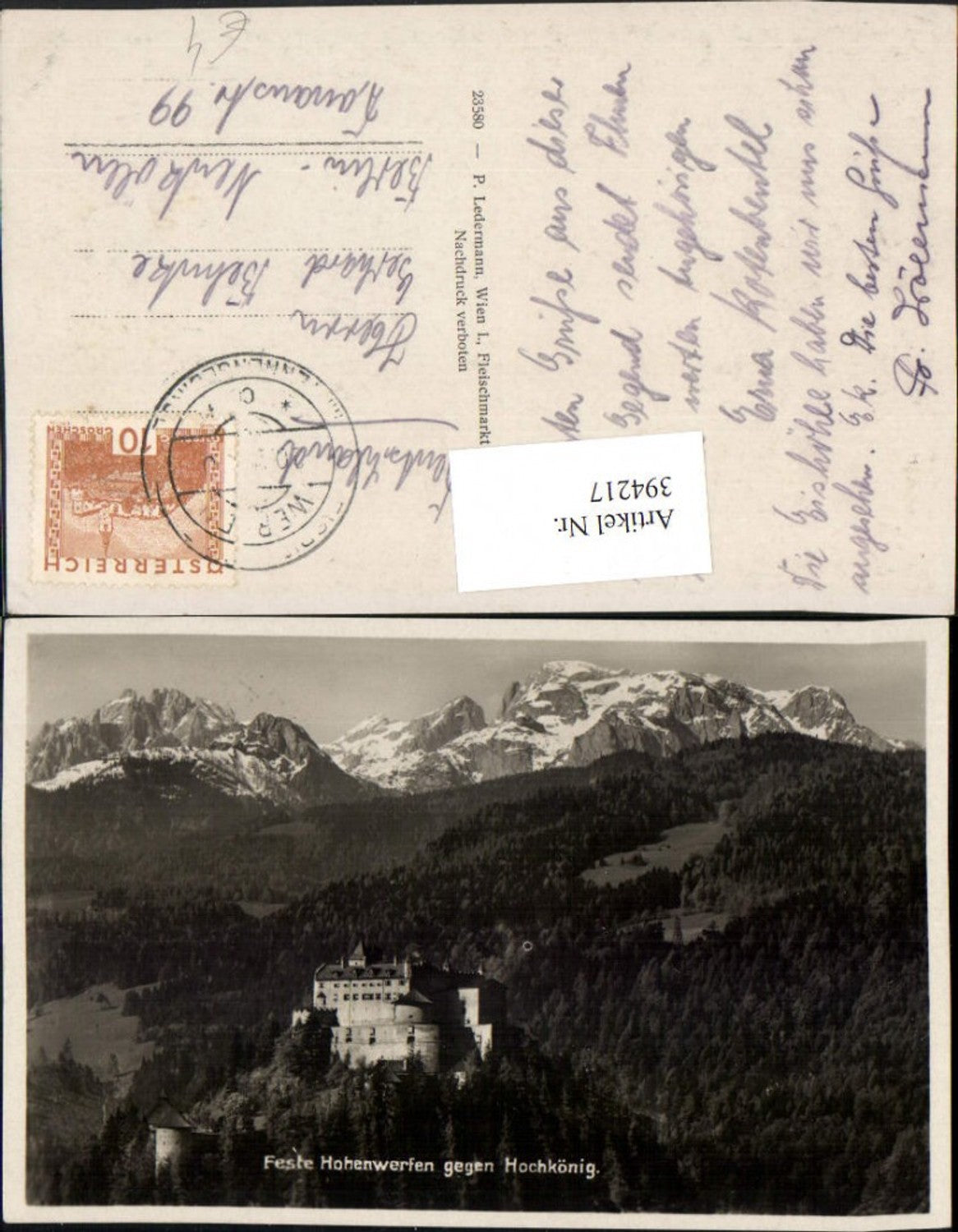 Alte Ansichtskarte – Old Postcard