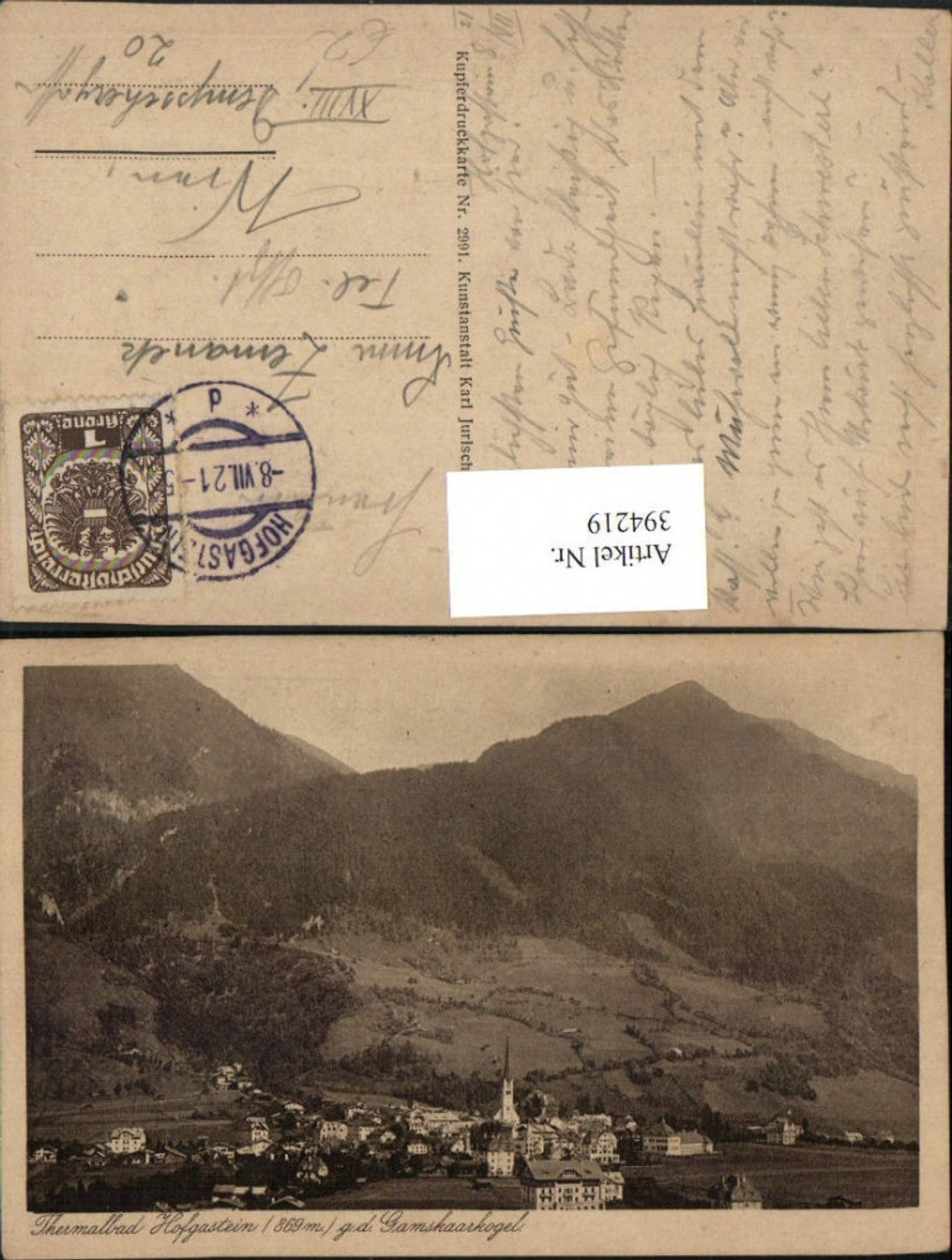 Alte Ansichtskarte – Old Postcard