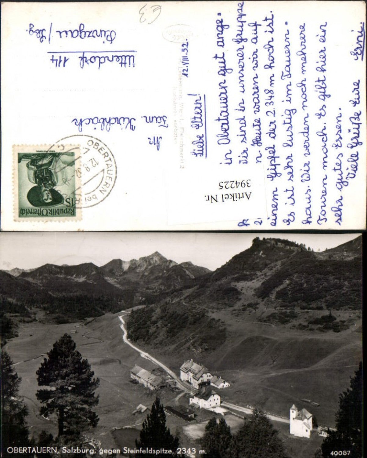 Alte Ansichtskarte – Old Postcard