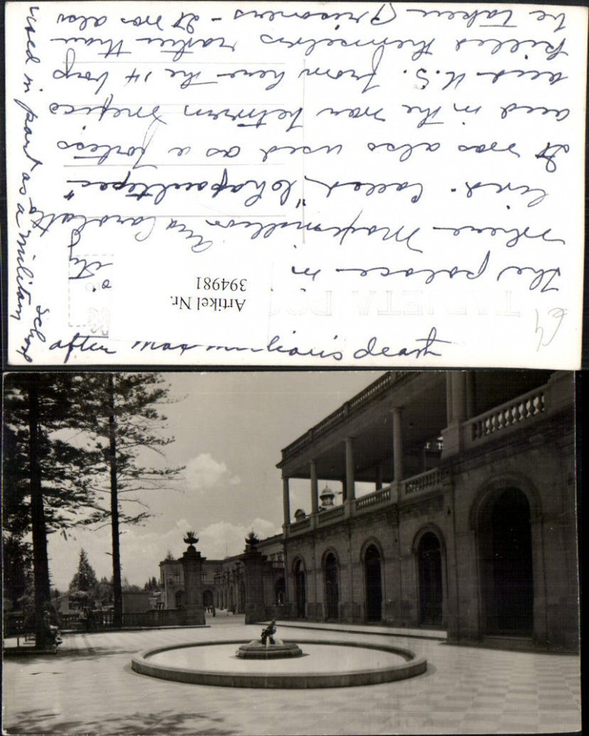 Alte Ansichtskarte – Old Postcard