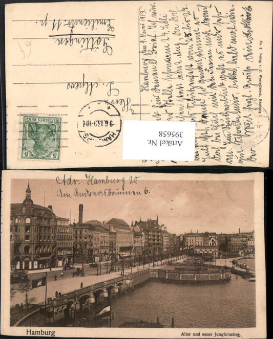 395658,Hamburg Alter und neuer Jungfernstieg