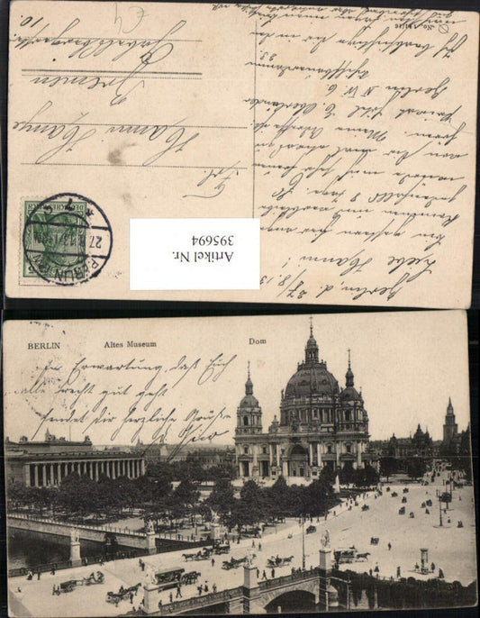395694,Berlin Altes Museum Brücke Dom Kirche