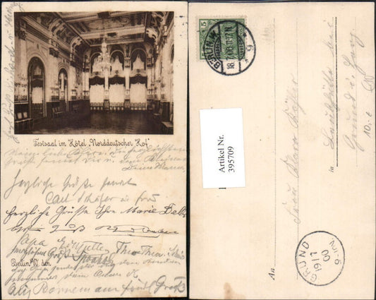 395709,Berlin Hotel Norddeutscher Hof Festsaal Innenansicht