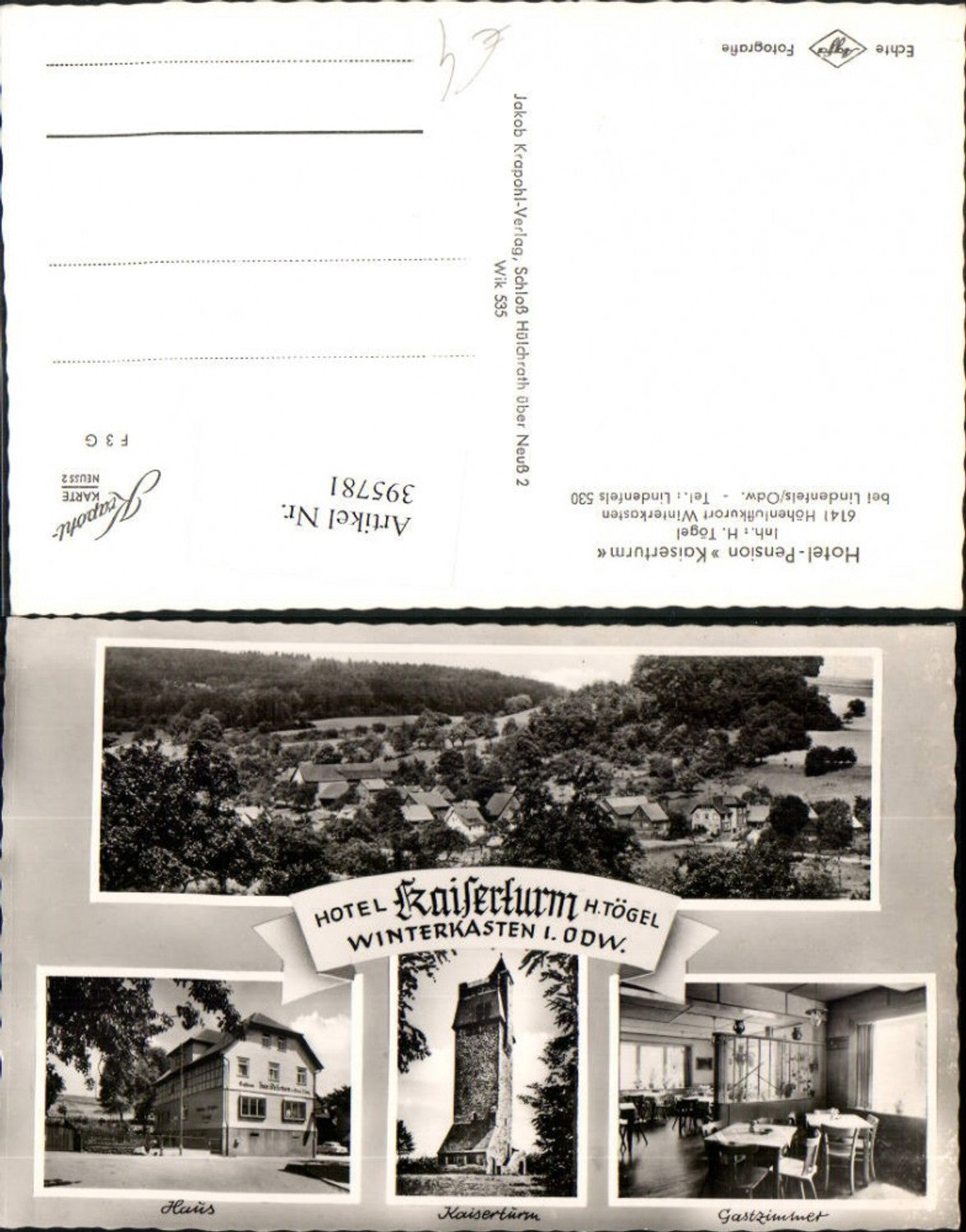 Alte Ansichtskarte – Old Postcard