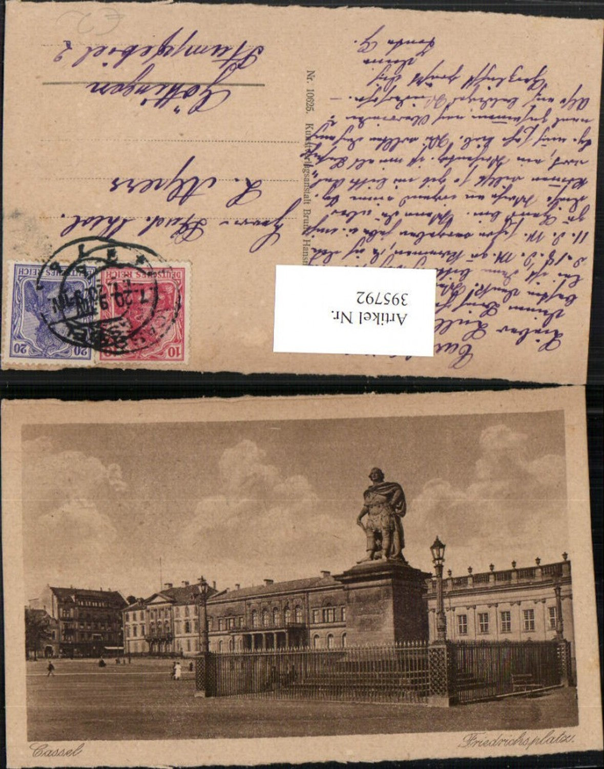 395792,Cassel Kassel Friedrichsplatz Denkmal Statue