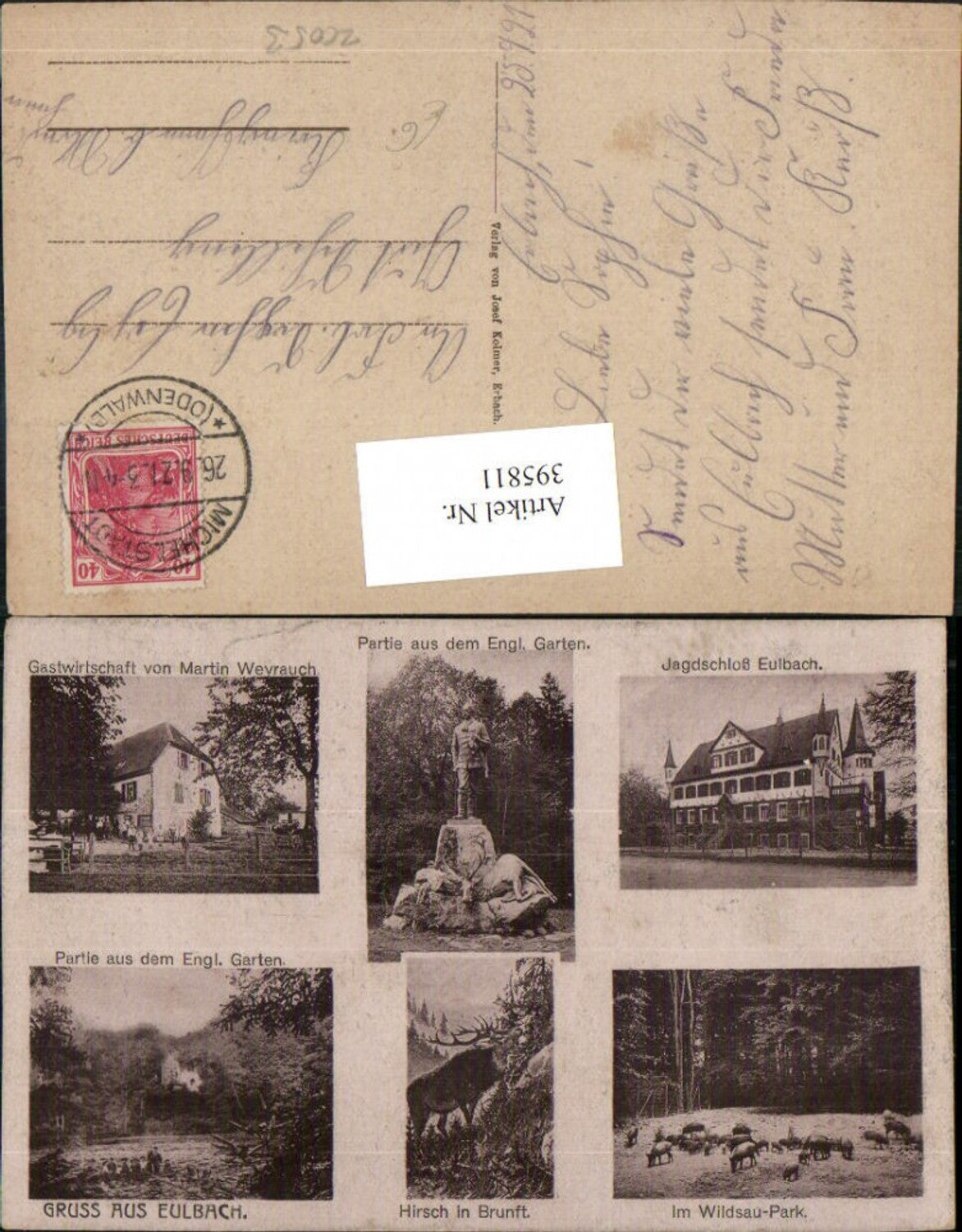 Alte Ansichtskarte – Old Postcard