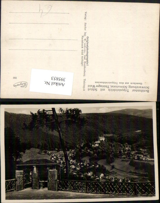 395853, Trippstein view with Schwarzburg Castle, overall view