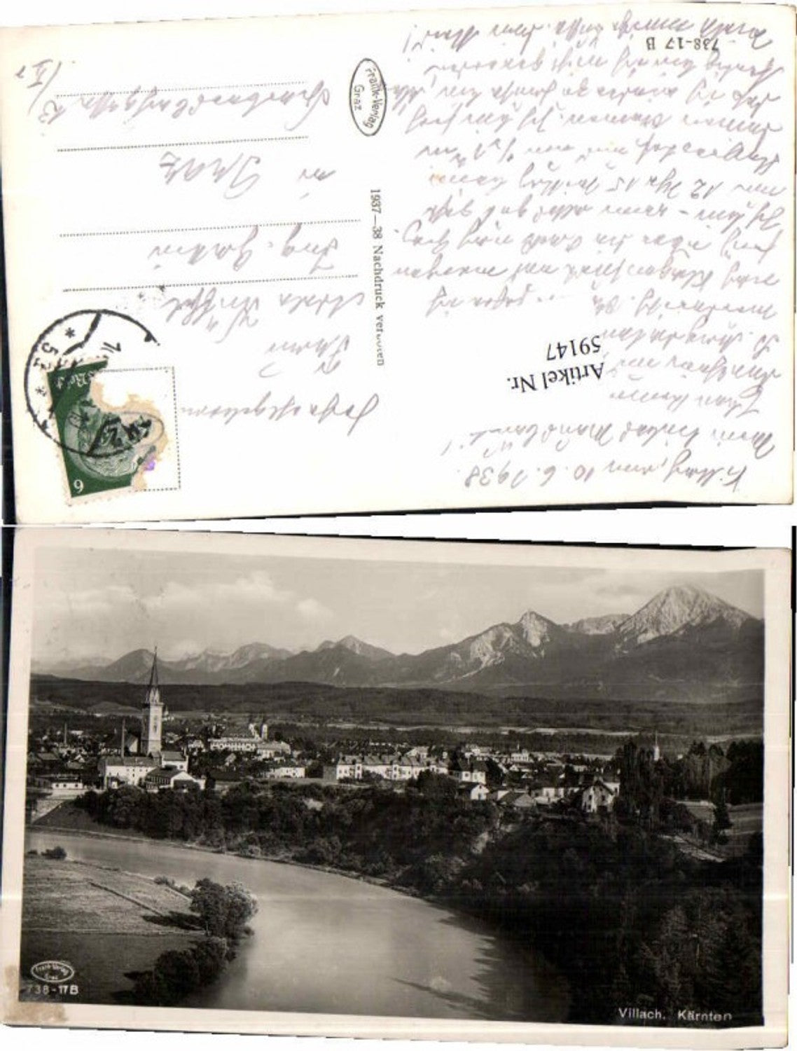 59147,Villach Totale 1937