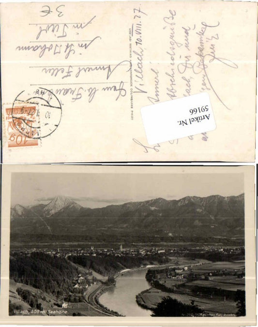 59166,Villach Totale Vorort Perau 1927