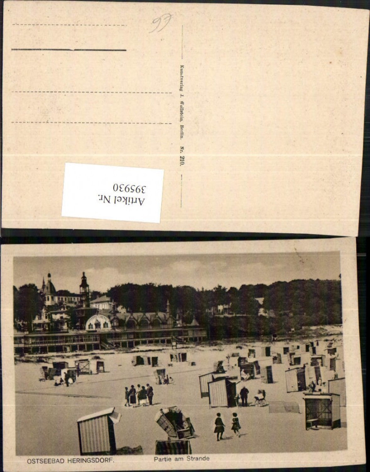 395930,Ostseebad Heringsdorf Partie am Strand Strandleben