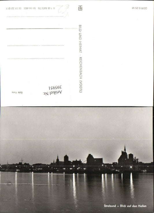 395951,Stralsund Teilansicht m. Hafen pub VEB