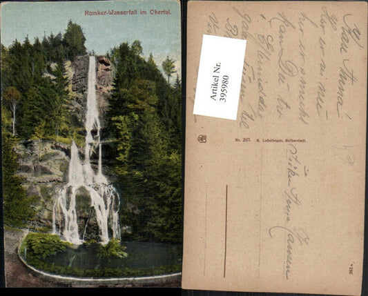 395980,Romker-Wasserfall im Okertal b. Goslar