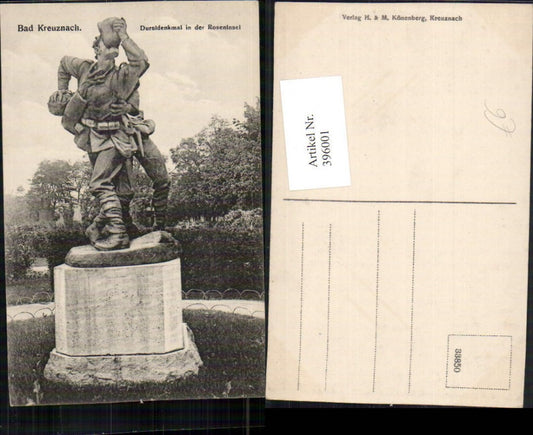 396001,Bad Kreuznach Durst-Denkmal Statue in der Roseninsel