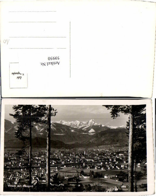59950,Villach m. Mangart 1940