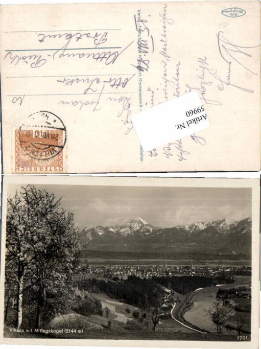 59960,Villach Partie am Ortsrand 1930 Schilcher 1701