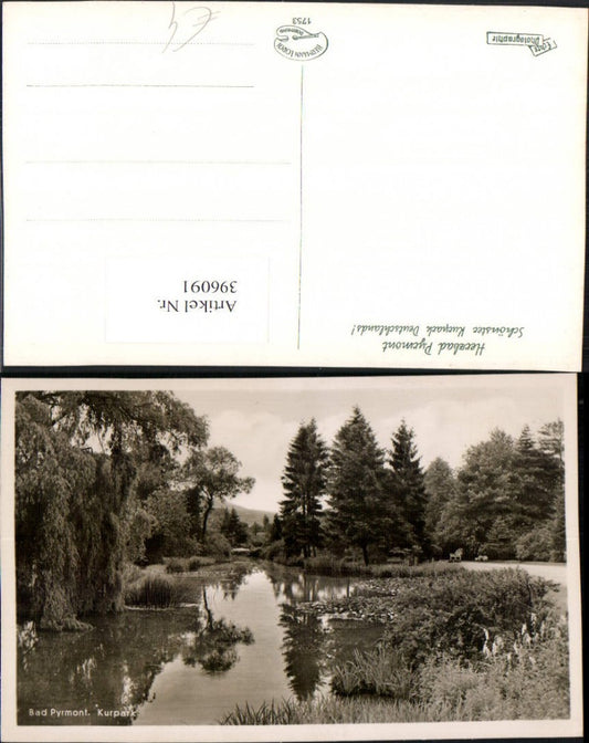 396091,Bad Pyrmont Kurpark Partie