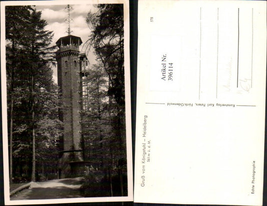 396114, Heidelberg Greetings from the Königstuhl observation tower