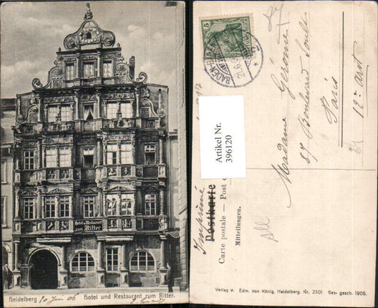 396120, Heidelberg Hotel and Restaurant zum Ritter