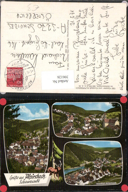 396126, Alpirsbach in the Black Forest, Rötenbach multi-view map